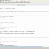 Kod w **Visual Basic** do obliczania pól figur. Widać funkcje dla kwadratu, prostokąta i koła.