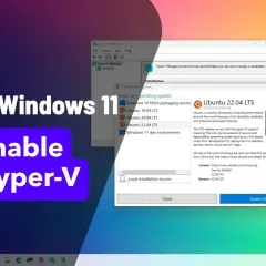 Instalacja Ubuntu 22.04 LTS na maszynie wirtualnej z wykorzystaniem Hyper-V w Windows 11.