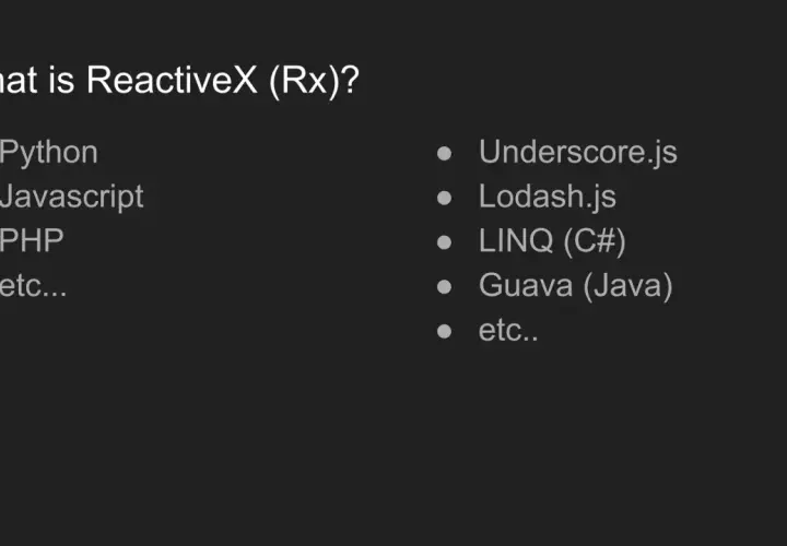 Lista języków i bibliotek, gdzie można nauczyć się, jak zrobić observer: Python, Javascript, PHP, Underscore.js, Lodash.js, LINQ, Guava.