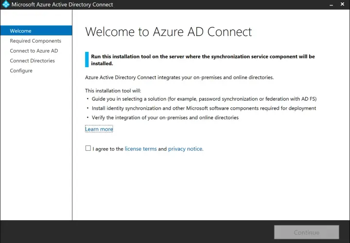 Narzędzie Azure AD Connect ułatwia integrację danych, pozwalając na połączenie lokalnych i online katalogów.
