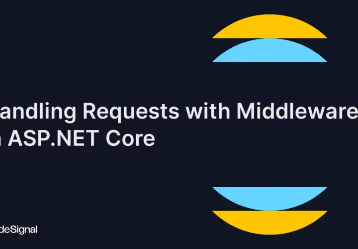Obsługa żądań w ASP.NET Core z wykorzystaniem middleware. Dowiedz się, middleware co to jest i jak działa.