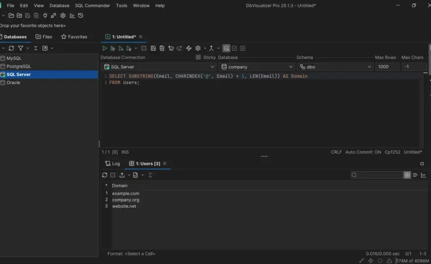 SUBSTRING w SQL Server bez błędów - składnia i przykłady