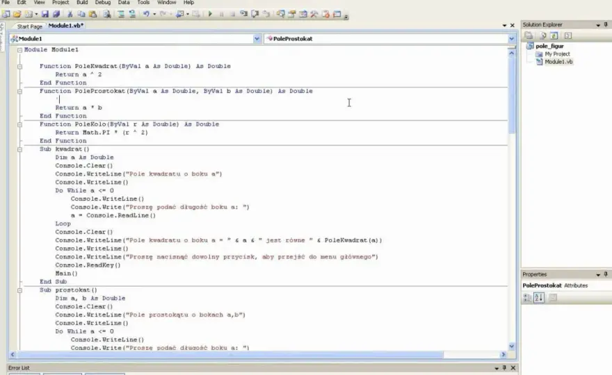 Visual Basic w .NET - kiedy wybrać go zamiast C#?