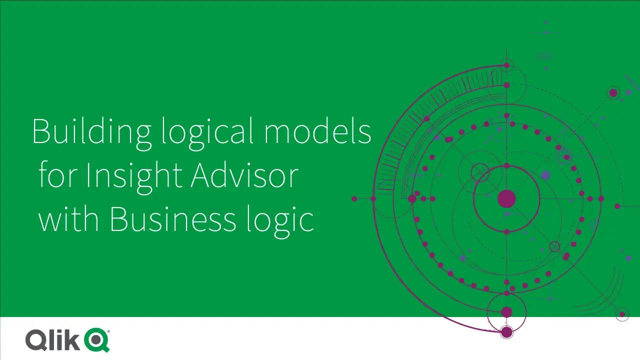 Tworzenie modeli logicznych dla Insight Advisor z logiką biznesową aplikacji.