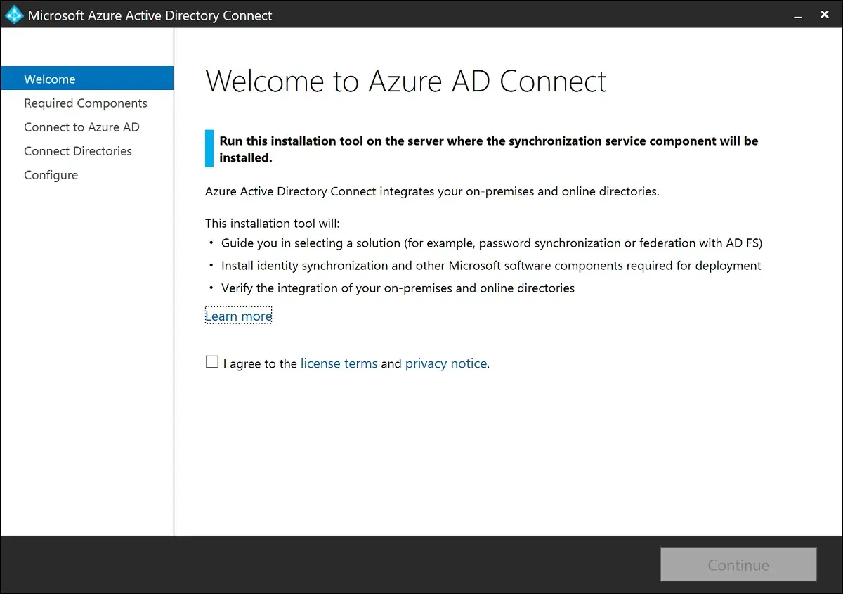 Narzędzie Azure AD Connect ułatwia integrację danych, pozwalając na połączenie lokalnych i online katalogów.